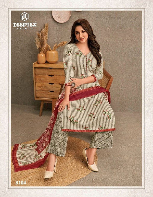 Deeptex Miss India Vol 81 Printed Cotton Dress Material